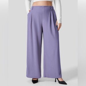 Plus Size Halara Purple Flowy pants (3X)